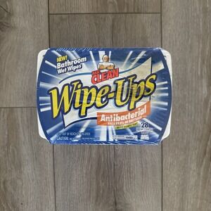 Mr. Clean Cleaner Wipe-Ups Wet Wipes Pop Up Plastic Dispenser NOS 90s Movie Prop